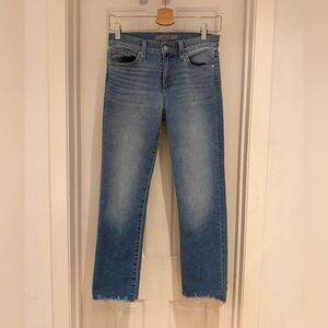 Joe's Jeans Cropped Bootcut Light Blue Denim